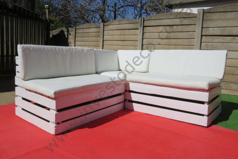 white pallet furniture  1